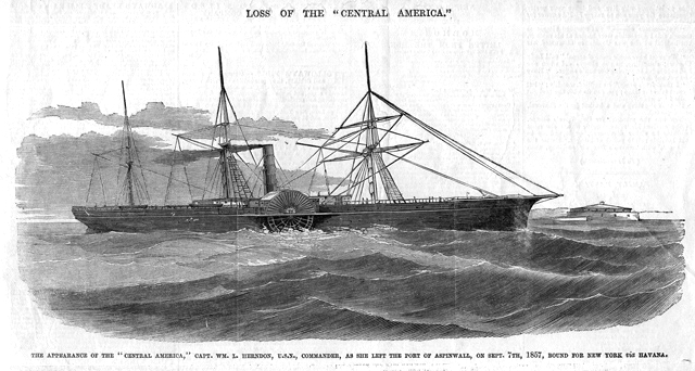 Пароход Центральная Америка &mdash; колёсный пароход, затонувший в 1857 году с грузом золота