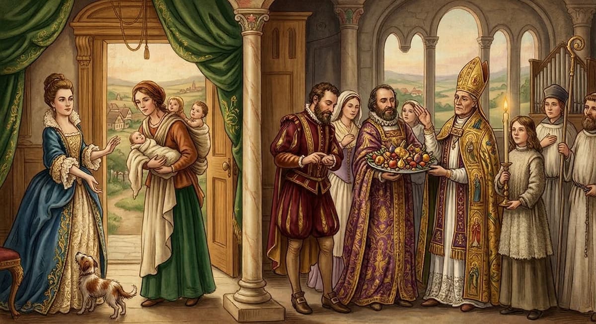 Портрет Маргариты Геннебергской, графини Голландской, которой приписывают рождение 365 детей