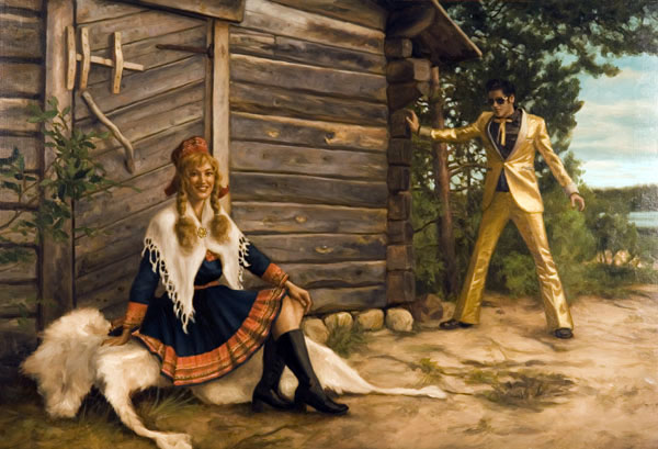 Неожиданная встреча Элвиса и саамов работа Markku Laakso