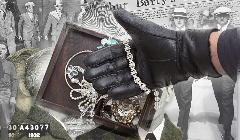 Джентльмен-взломщик Артур Бэрри крадёт ювелирные изделия