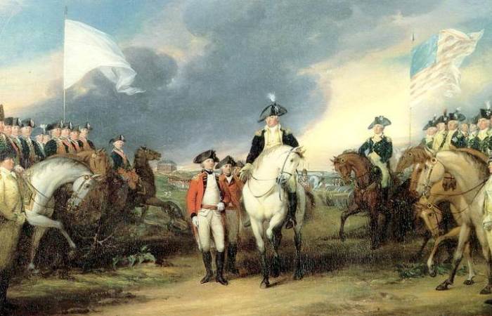 Переговоры с белым флагом во время Войны за независимость США