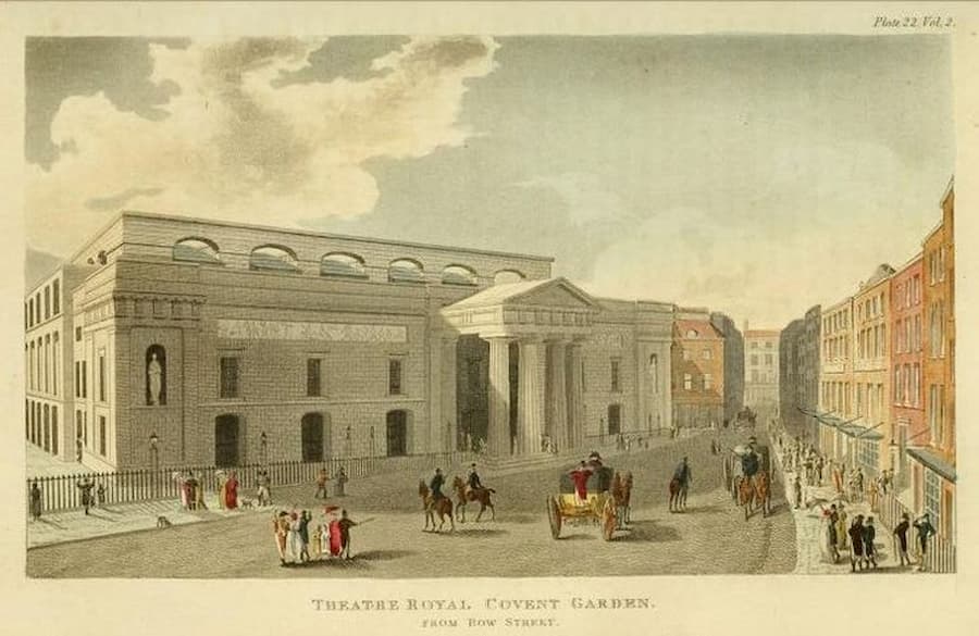 Виды Ковент-Гардена эпохи Реставрации Стюартов в XVII веке