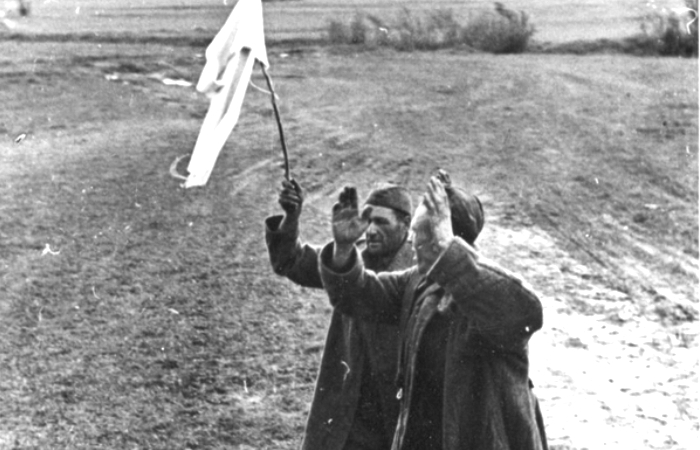 Современный белый флаг официальный знак перемирия по Гаагской и Женевской конвенциям