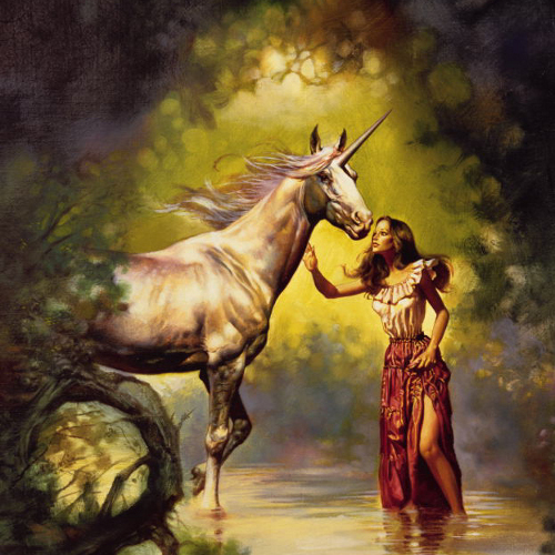 Классический европейский единорог в средневековой традиции