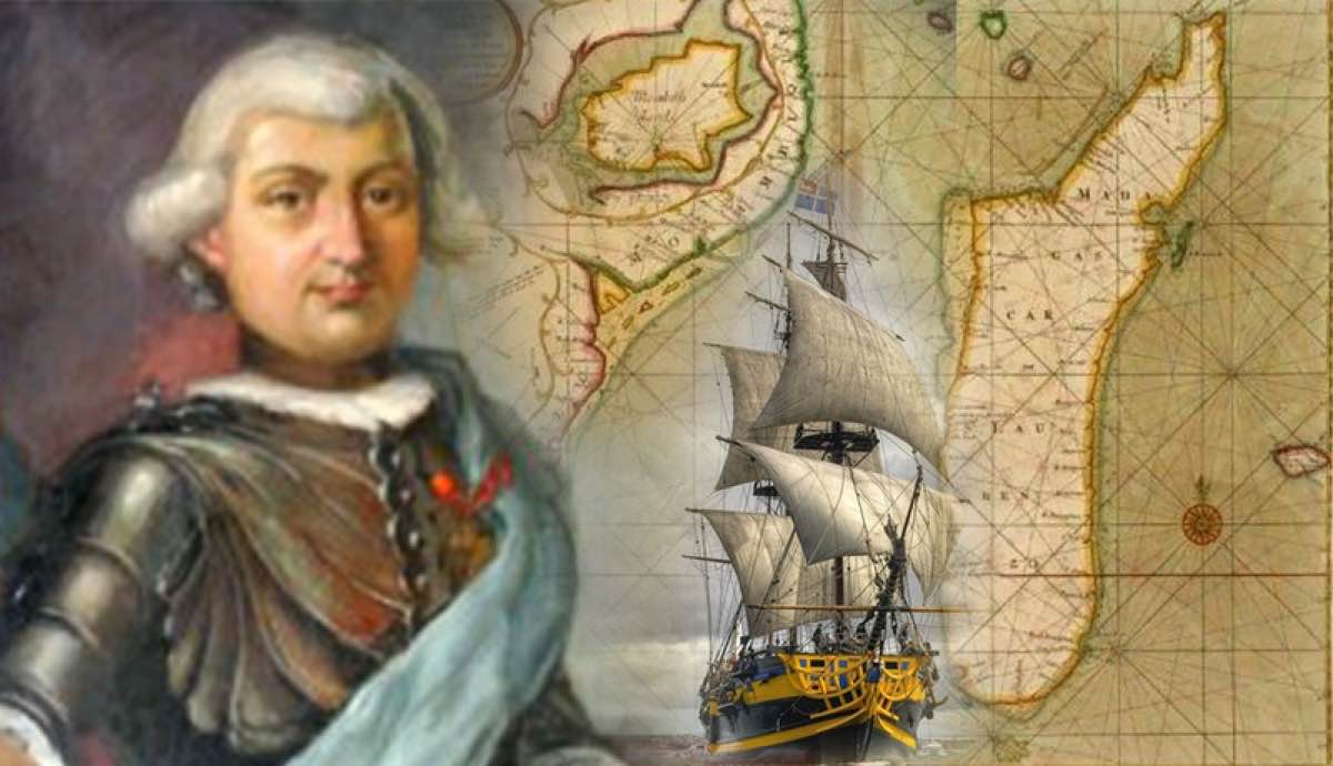 Портрет Морица Августа Беневского (M&oacute;ric August Beňovsk&yacute;), дерзкого авантюриста 18 века