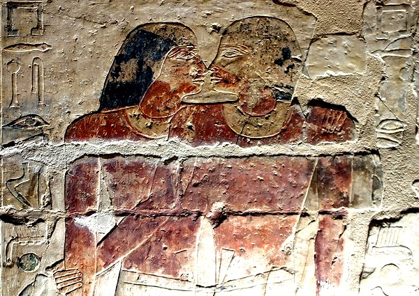 Роспись в гробнице Дейр-эль-Медина эпохи строительства царских усыпальниц