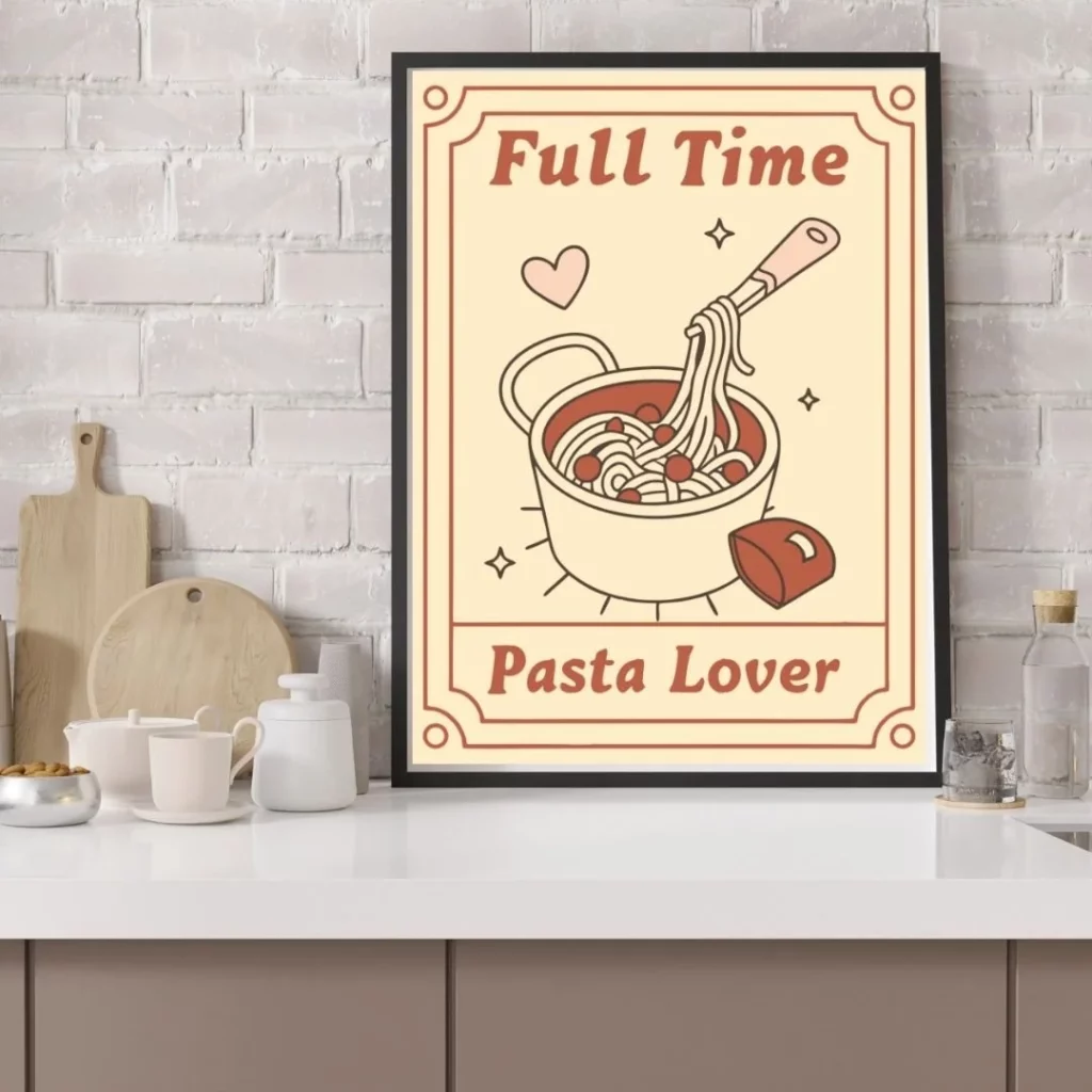 Full time pasta lover poster