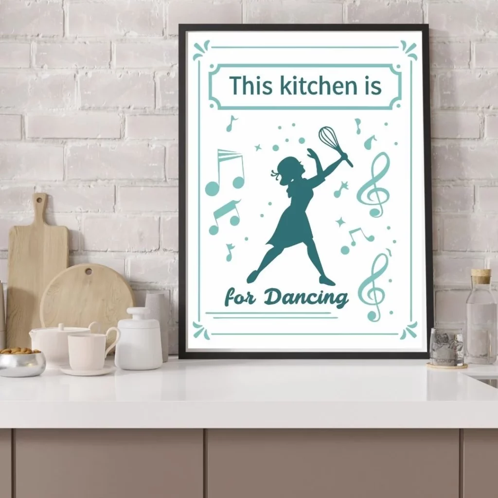 This kitchen is for dancing