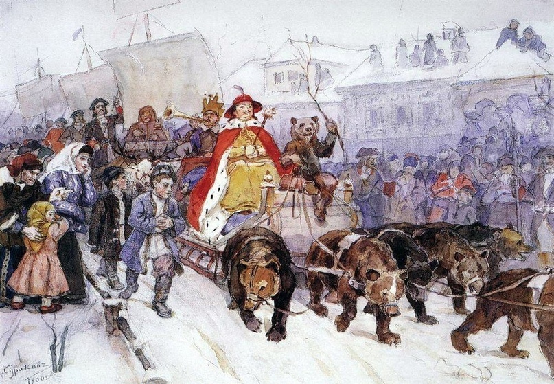 Шутовское шествие, организованное Петром I &mdash; маскарадная процессия эпохи