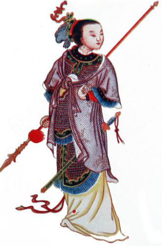 У Цзэтянь в военном облачении: завоевательница