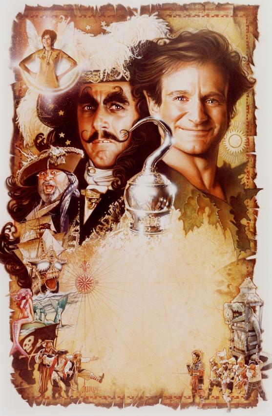 Постер Капитан Крюк от мастера иллюстрации Drew Struzan