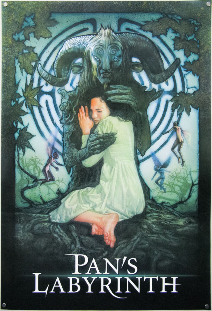 Постер к фильму Лабиринт Фавна в характерном стиле Дрю Струзана (Drew Struzan)