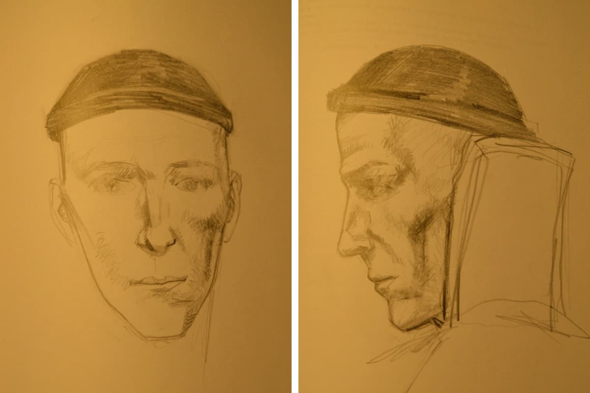 Фоторобот Александра Геращенко, составленный со слов свидетелей под гипнозом