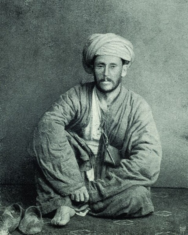 Вамбери в одежде дервиша &mdash; гравюра из книги о путешествии