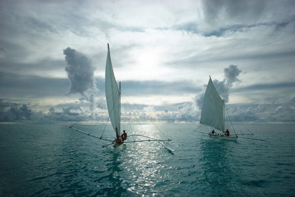 Тропический рай Бора-Бора в репортаже фотографа Robert Lebeck