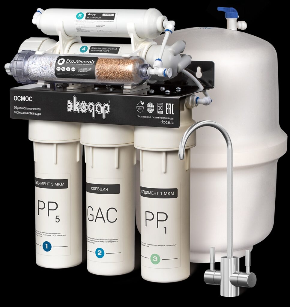 Bigpicture ru бытовая система экодар осмос 6 eko для кухни под мойку