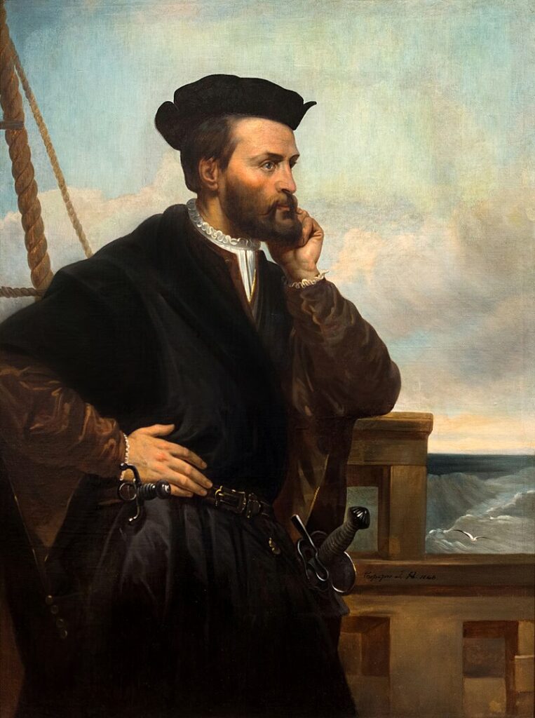 Портрет Жака Картье (Jacques Cartier), французского мореплавателя