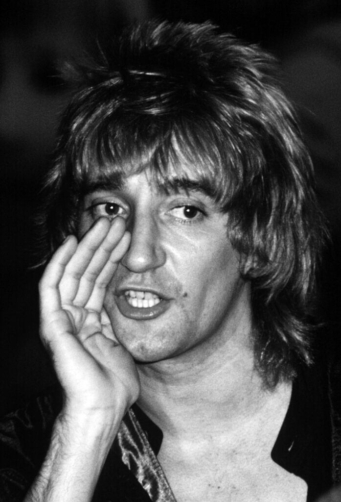 Род Стюарт в концертном снимке мастера 1980-х Mark Weiss