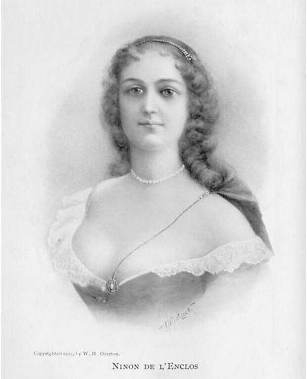 Портрет юной Нинон де Ланкло, начало её легендарного пути