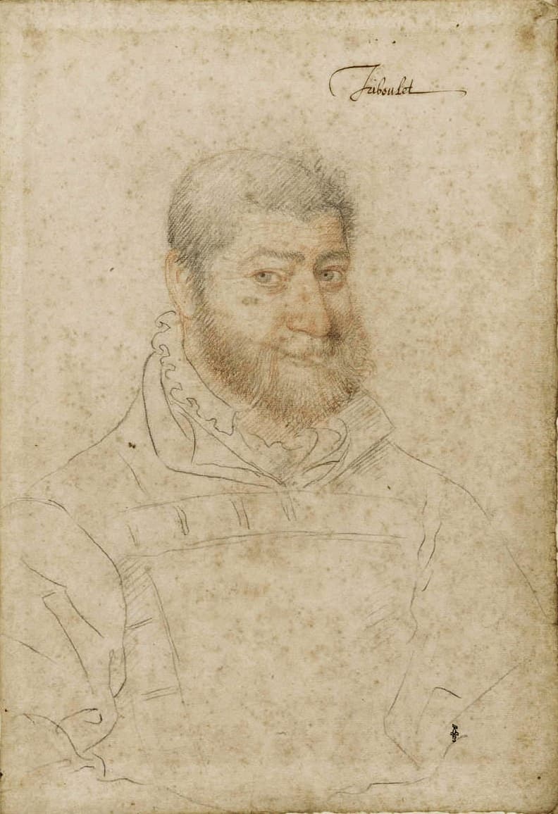 Портрет шута Трибуле художник Жан Клуэ 1500 год историческое изображение