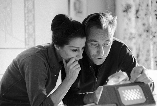 Майя Плисецкая с мужем Родионом Щедриным в 1971 году