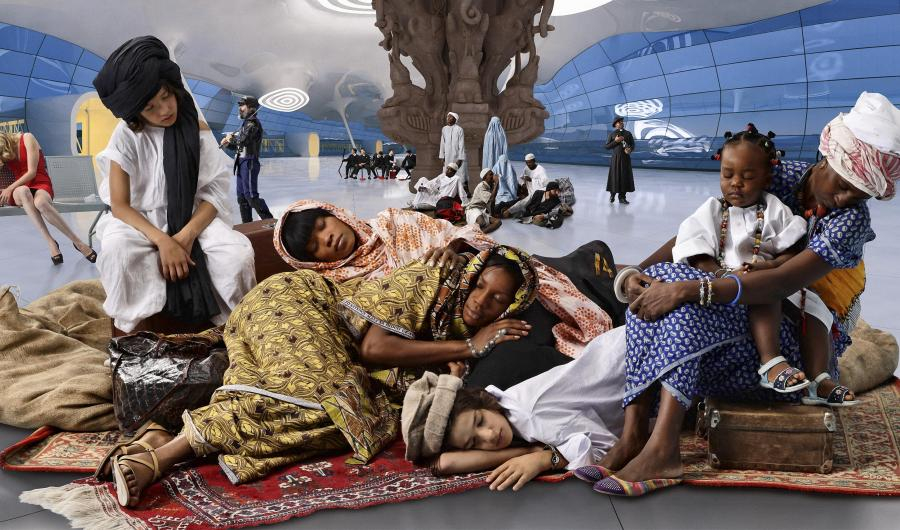 Видеокадр Allegoria Sacra группы AES+F