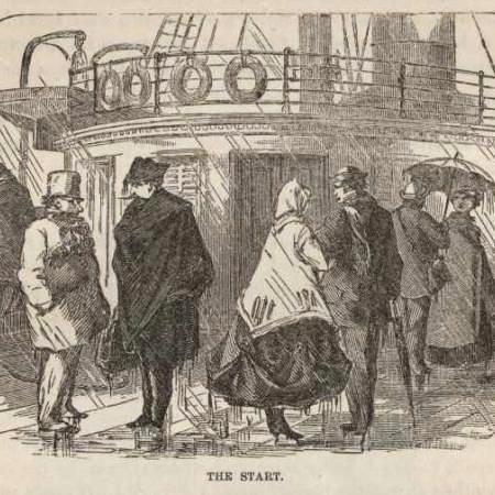 Отплытие парохода Quaker City из Нью-Йорка в 1867 году начало путешествия Марка Твена