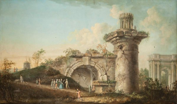 Гатчинские Орловские ворота и Руина в Царском Селе