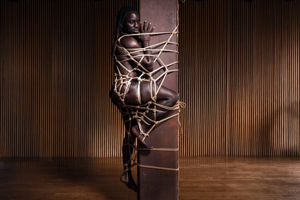 Визуальное высказывание с верёвками в NYC от The Dirty Archangel