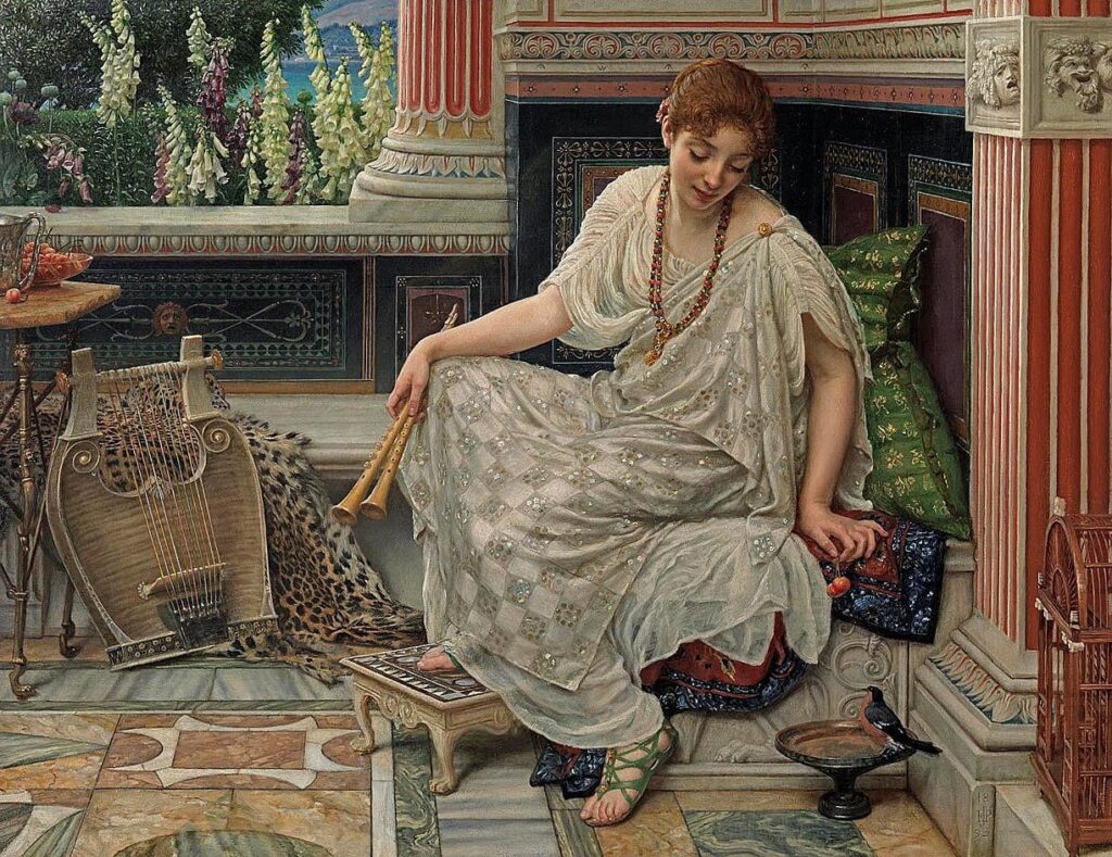 Хлоя чувственный женский образ от Edward John Poynter