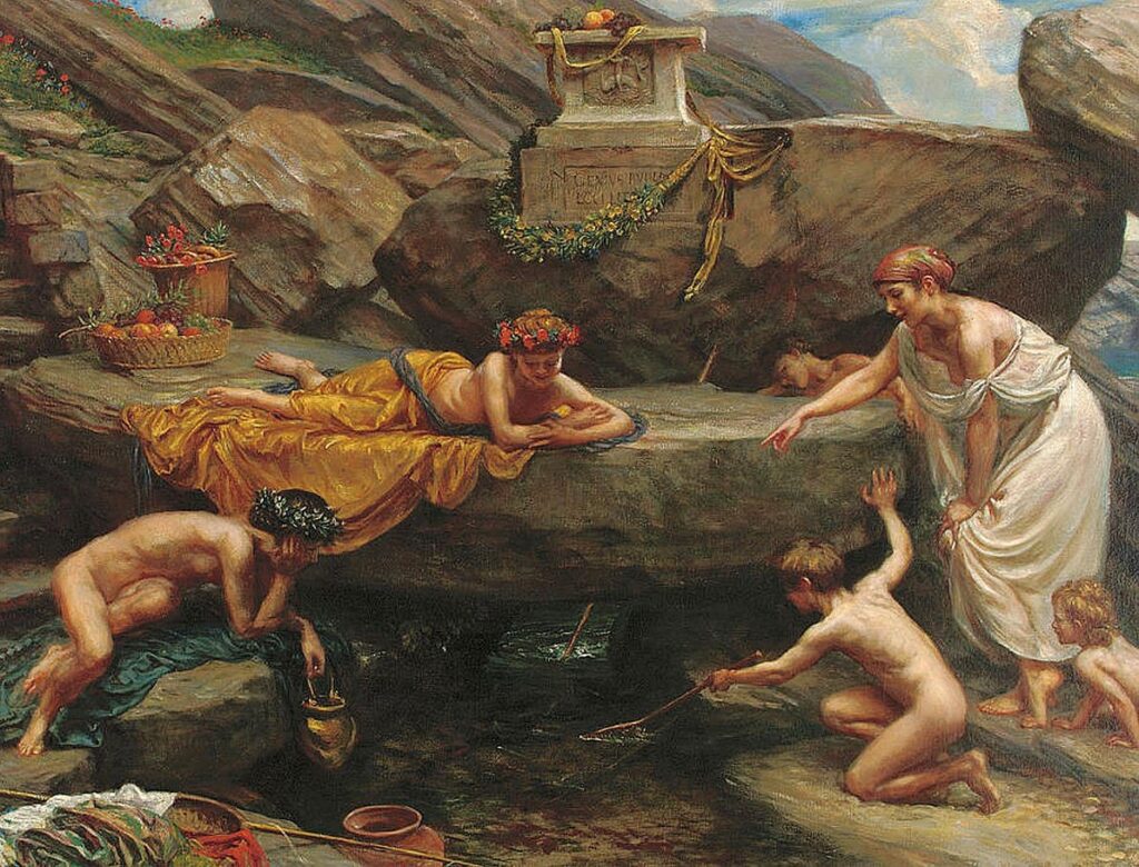 Идиллия пасторальный сюжет в творчестве Edward John Poynter