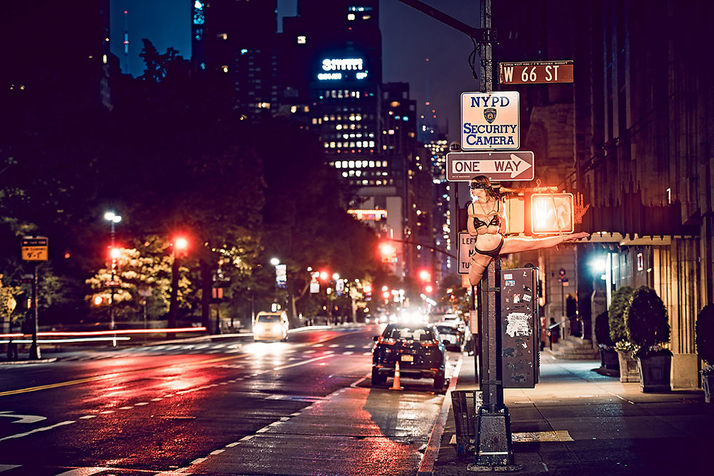 Шибари в Центральном парке ранним утром The Dirty Archangel