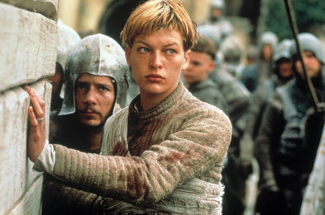Кадр из фильма Люка Бессона 'Жанна д'Арк' (1999) с Миллой Йовович (Milla Jovovich)