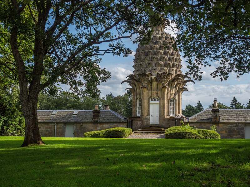 Дом-ананас в Данмор-парк Шотландия XVIII век