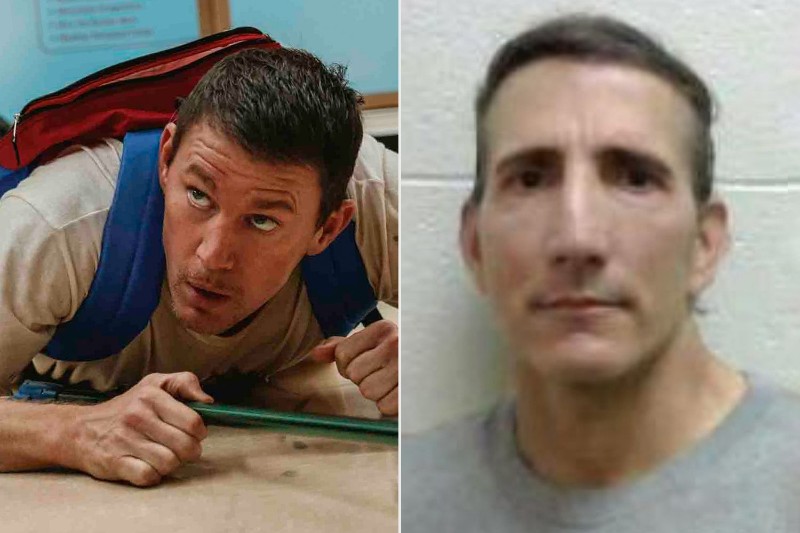 Коллаж - Ченнинг Татум и реальный Джеффри Манчестер