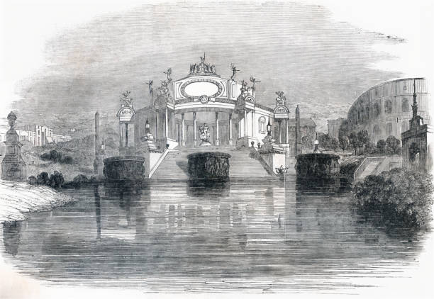 Архитектурный каприз в Зоологическом саду графства Суррей 1831 год