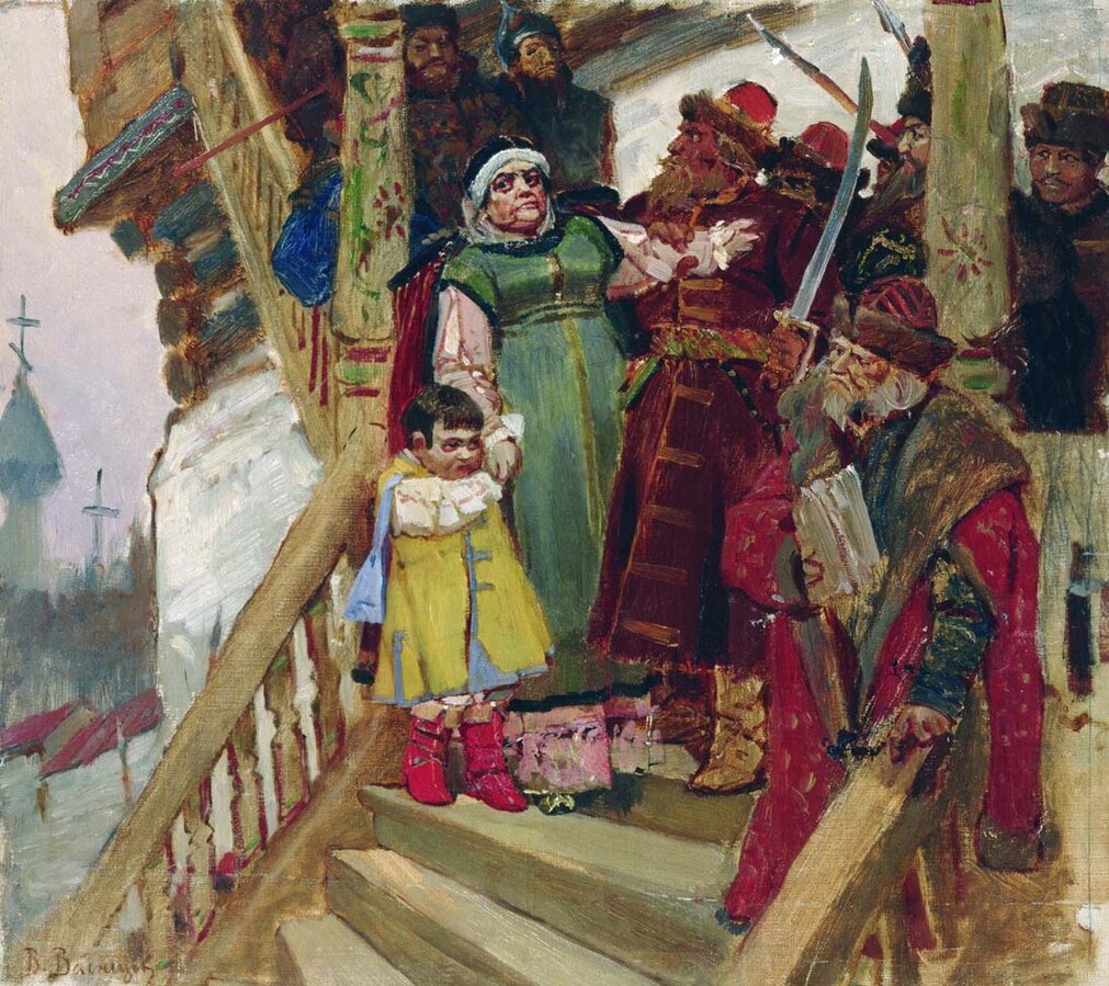 Марфа-посадница на картине Виктора Васнецова 1880 года