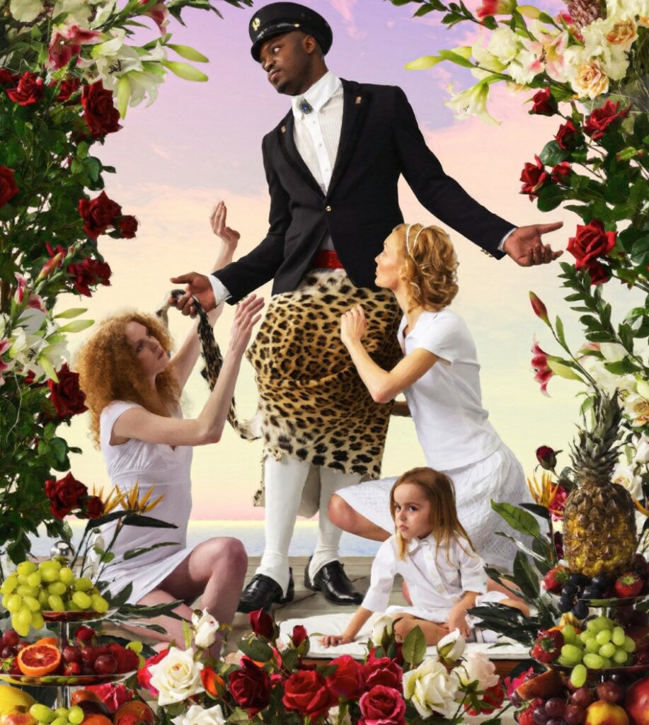 Изображение швейцара из серии работ «Пир Трималхиона»