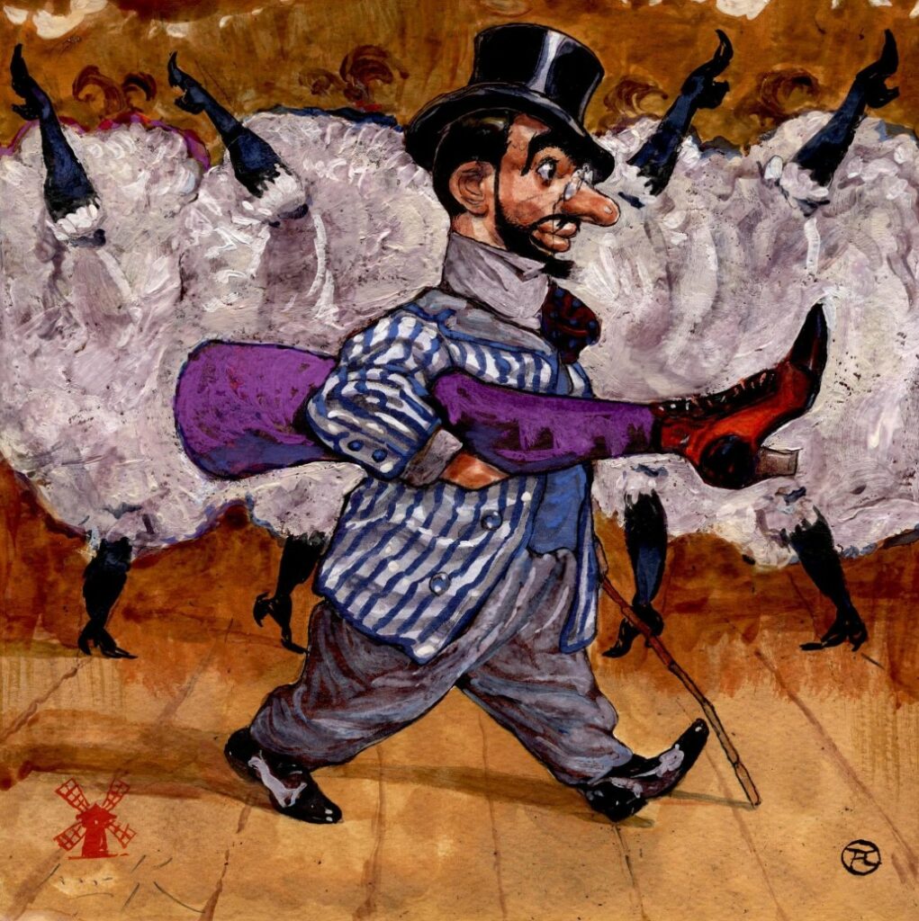 Двойной разворот комикса Градимира Смудьи о жизни Ван Гога