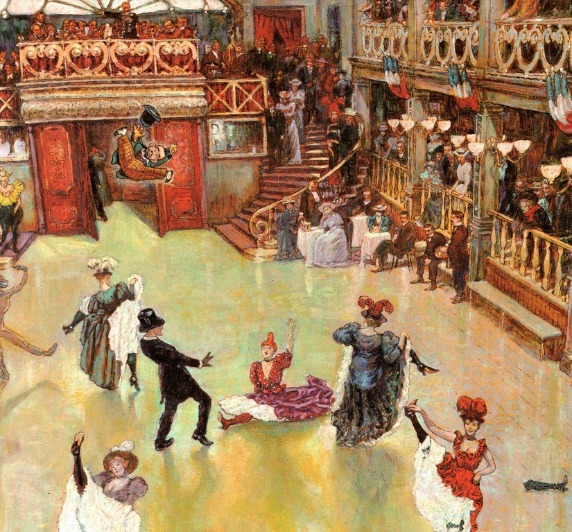 Юмористическая сцена из серии Кабаре муз Градимира Смудьи