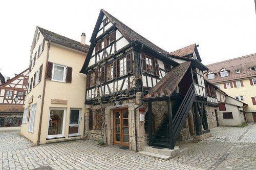 Фахверковый дом в средневековой Германии