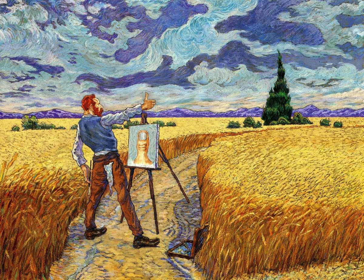 Обложка комикса Градимира Смудьи о Винсенте Ван Гоге