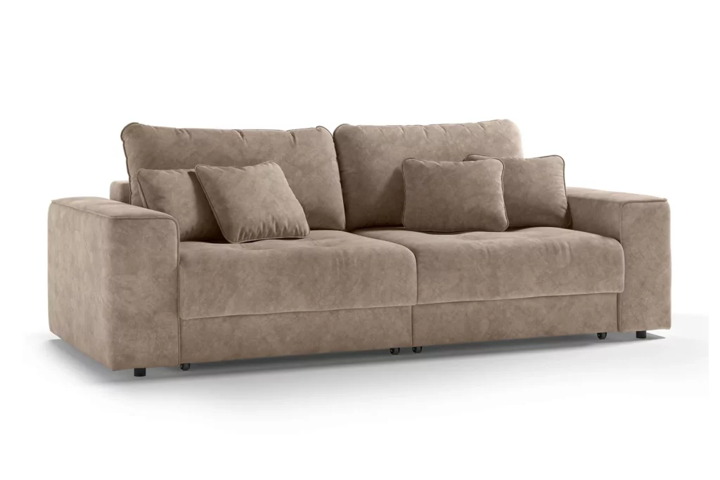 Диван еврокнижка конте бежевый