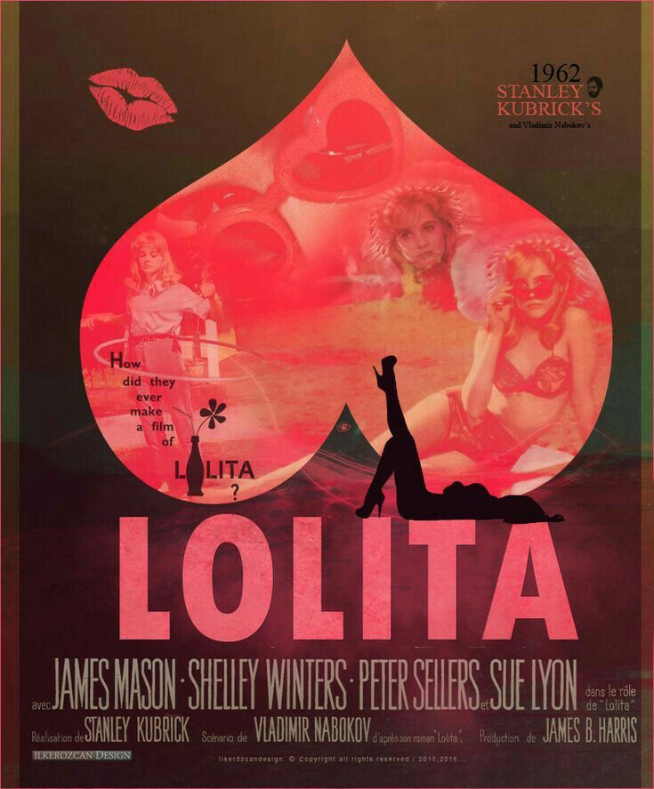 Постер киноленты Лолита 1962 года