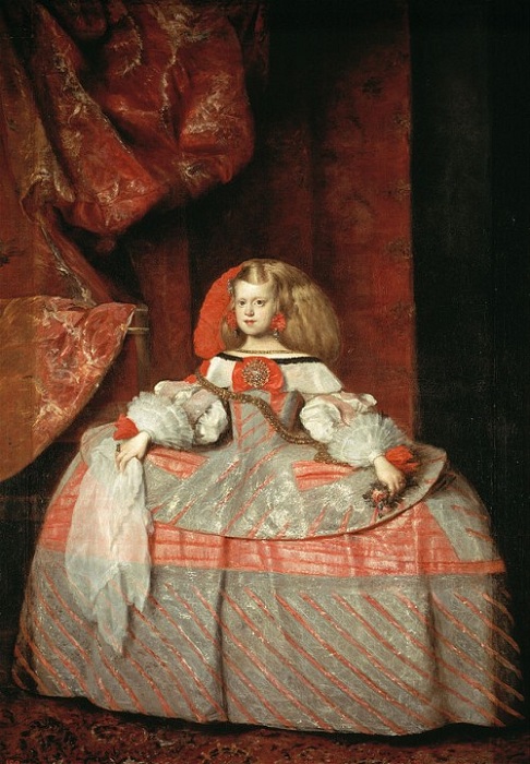 Последний портрет инфанты Маргариты Терезы кисти Веласкеса, 1660 год, 9 лет