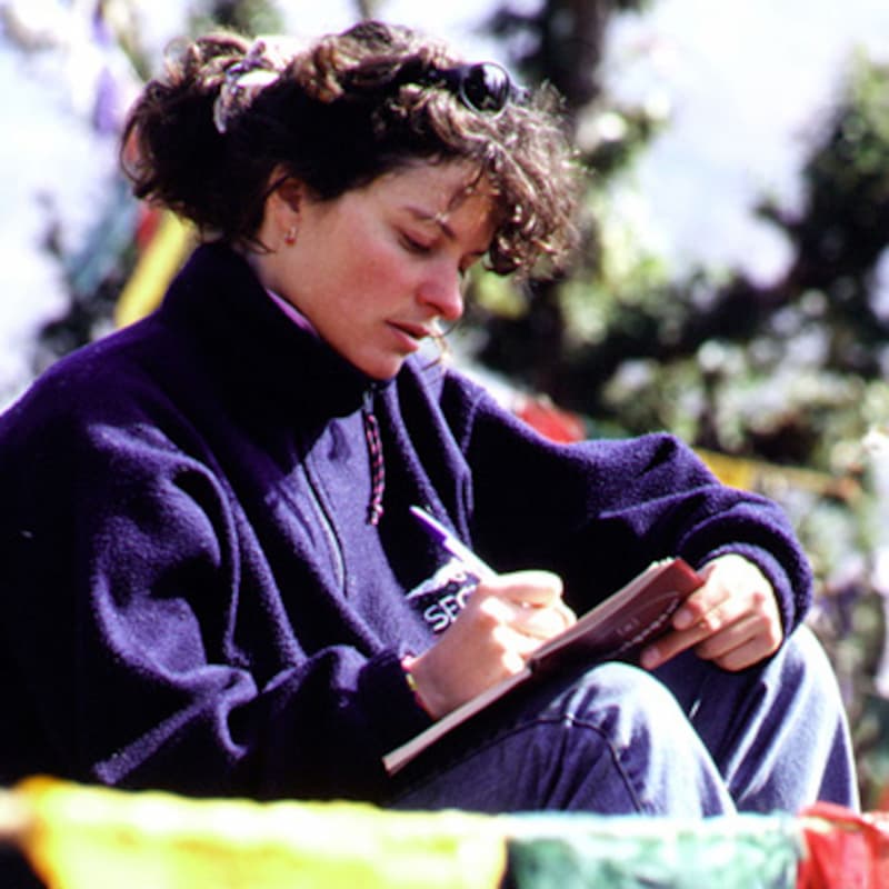 Фотопортрет Шанталь Модюи в Непале