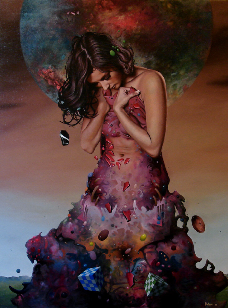 Сюрреалистическая работа Драгана Илича Ничего больше с обнаженной моделью