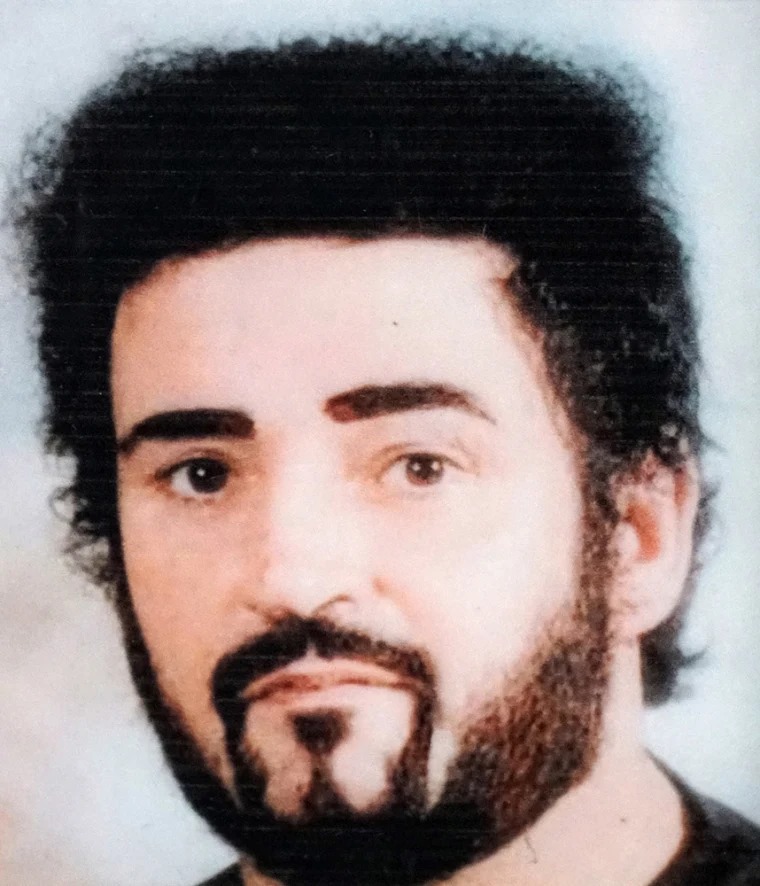 Портрет Питера Сатклиффа (Peter Sutcliffe) в молодости с бородой