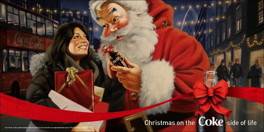 Историческая рекламная кампания Coca-Cola с Санта-Клаусом, XX век