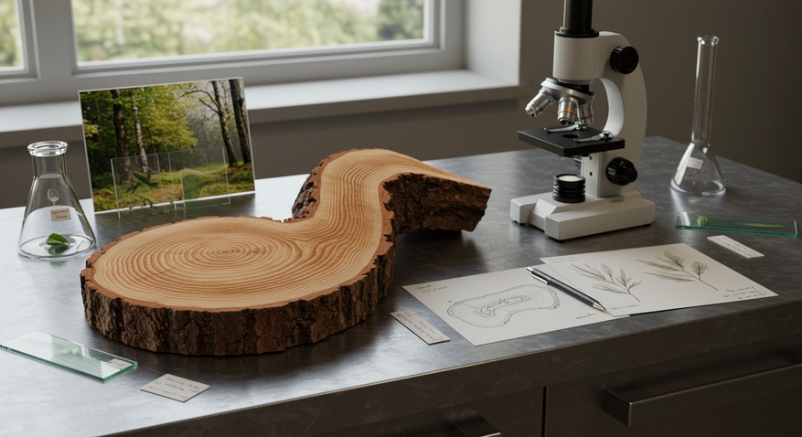 Рисунок схема формирования искривлённых деревьев методом фиксации